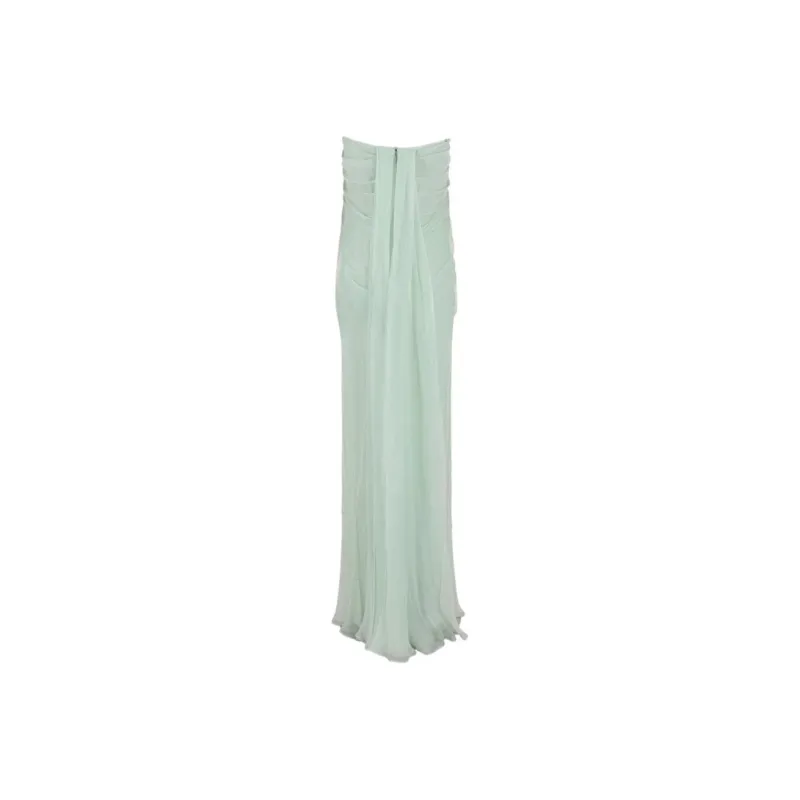 Alexander McQueen Sleeveless Dress Women's Mint-1