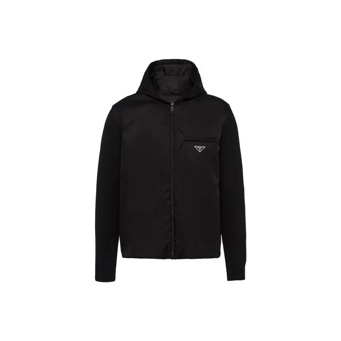 PRADA Sweatshirts Men Black-0