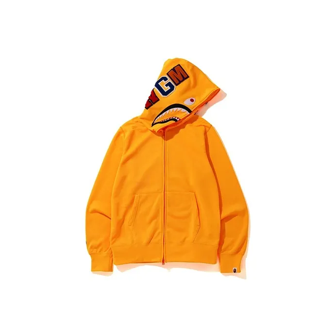 Bape Neon Shark Full Zip Hoodie-0