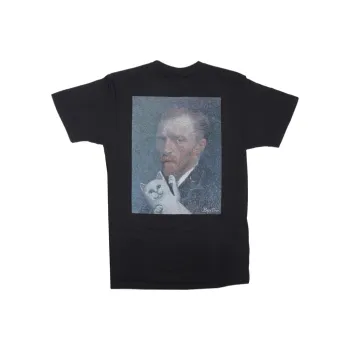 RIPNDIP Crew Neck Fitted Straight Short-Sleeved T-Shirt Unisex Black