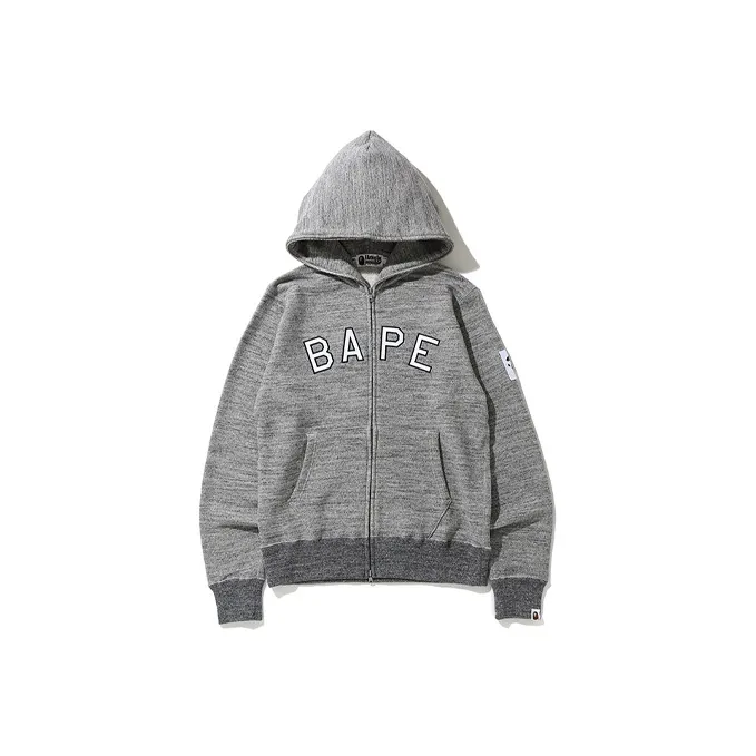 A BATHING APE Melange Full Zip Hoodie-1