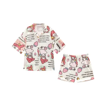 GUKOO x Sanrio Melodi Pajama Set Women's Orange Red