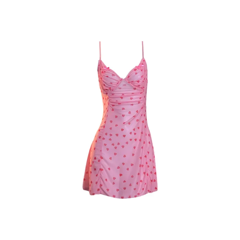 TLXT Nightgown Women's Sexy Heart-0