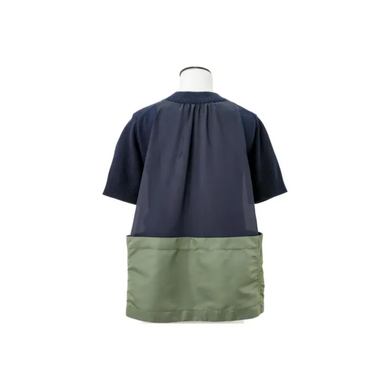 Sacai T Shirts Women's Navy-1