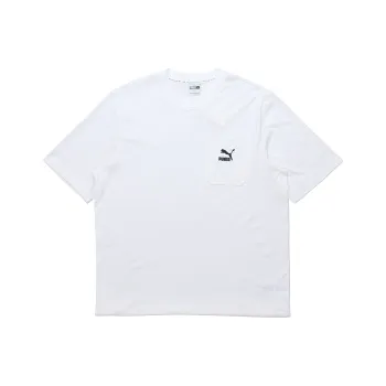 PUMA Set in Sleeve T Shirt Men's White