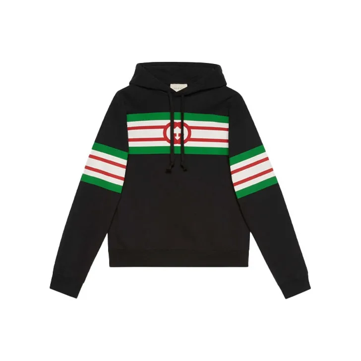 GUCCI Interlocking G Print Hoodie-0