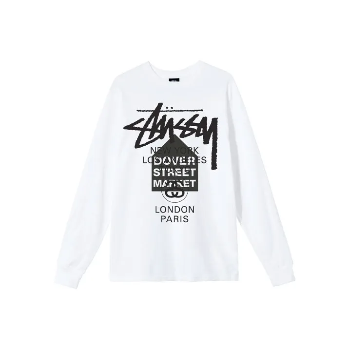 Stussy X Dover Street Market World Tour Long Sleeve Tee-0