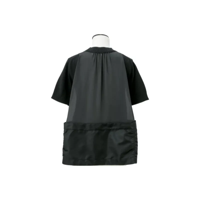 Sacai Layered Asymmetric Top-1