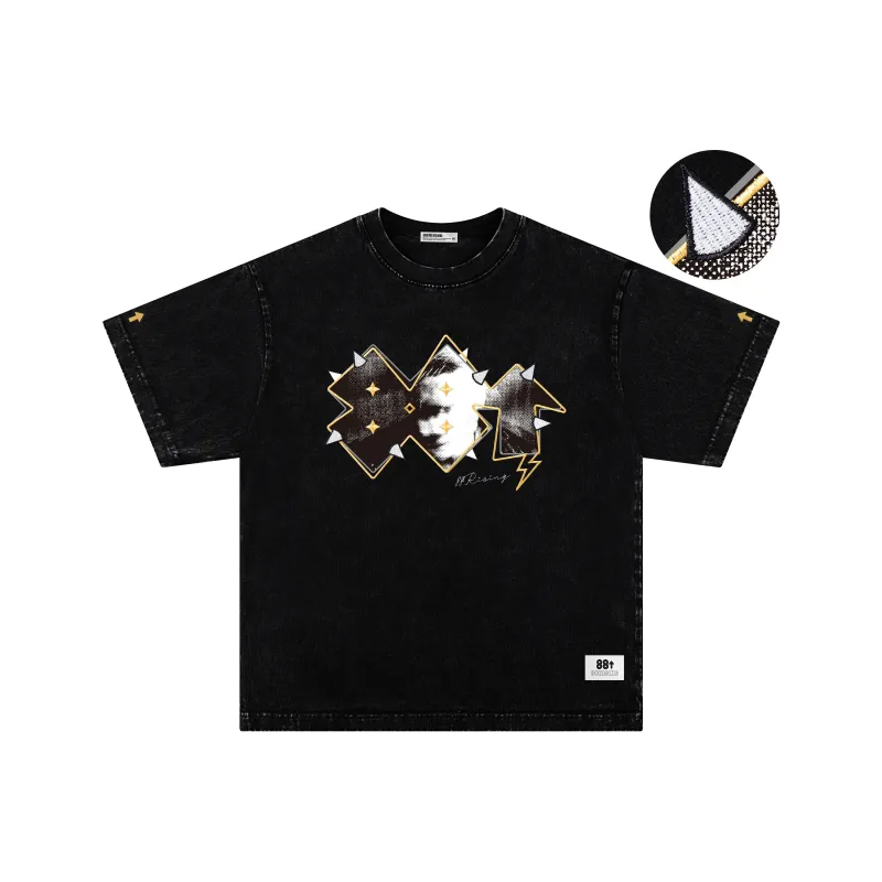 88rising Vinyl Record Collection T Shirt Unisex Jet Black-1
