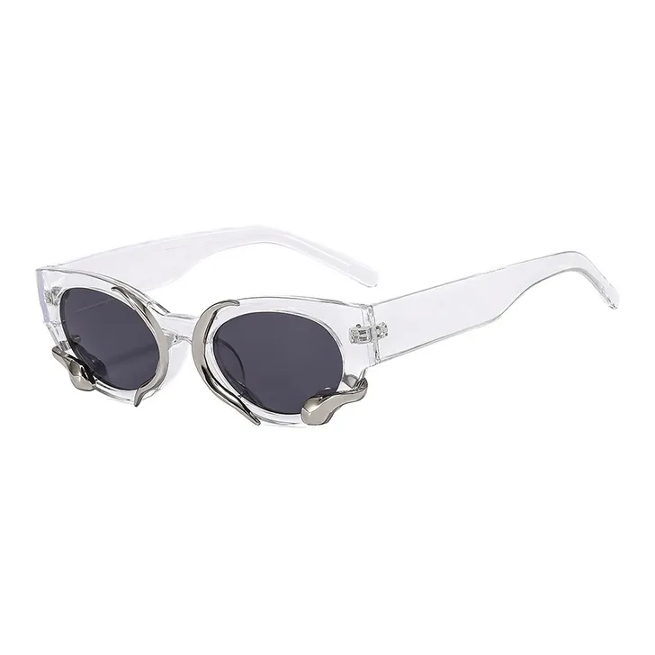 EQUIPMENTELEGANT Metal Plastic Sunglasses Women's-3