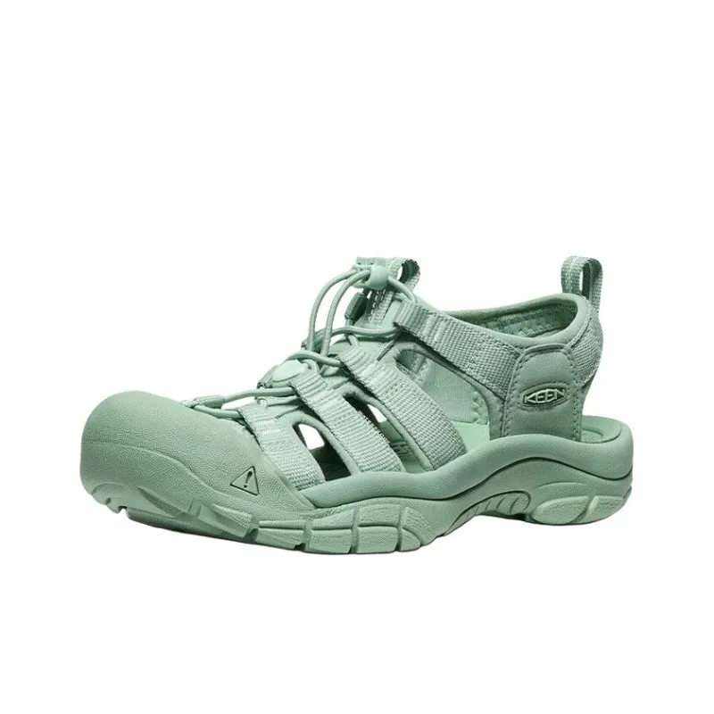 KEEN Newport H2 Abrasion Resistant River Trekking Shoes Women's Green-1