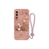 Girly Pink-DW Floral Bird Butterfly Chain with Pink+Floral Bracelet