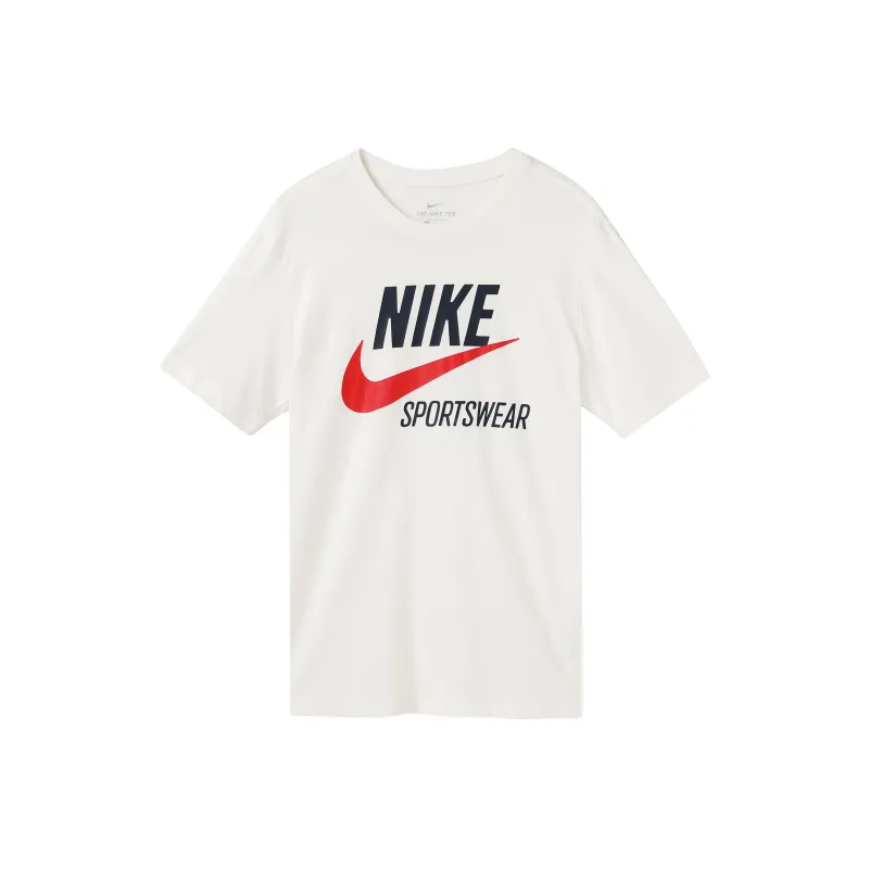 Nike T Shirts Men White-0