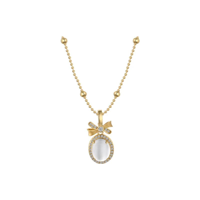 KAILEIFU S925 Silver Necklaces Women's Gold-0