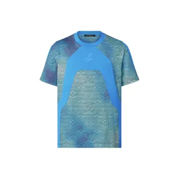 LOUIS VUITTON LOUIS VUITTON 2054 Intarsia Printed T Shirt