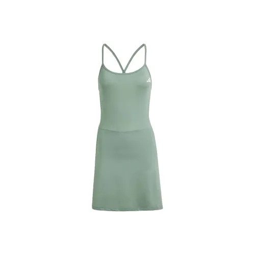 Adidas Free Shipping With AdiClub Train Essentials Workout Dress With Integrated Shorts