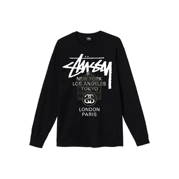 Stussy X Dover Street Market World Tour Long Sleeve Tee-2
