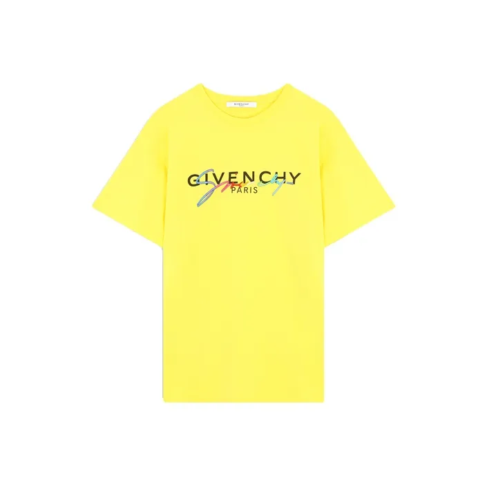 Givenchy T-Shirts Men Yellow-0