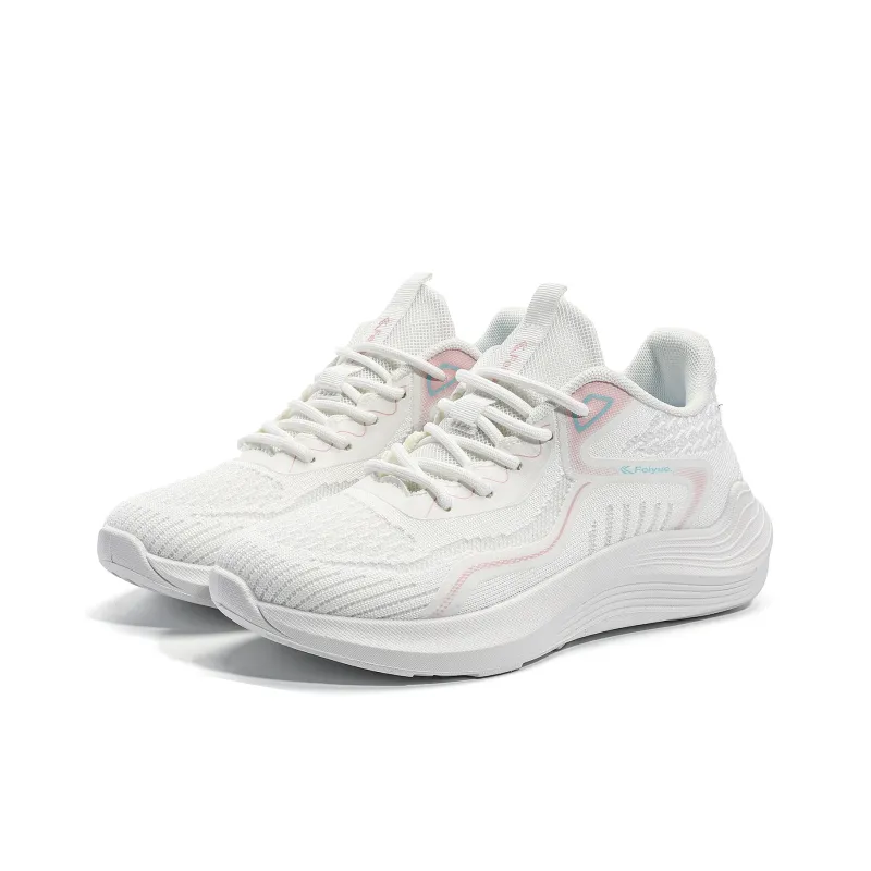 Dafu Leaps Forward Anti Slip And Wear Resistant Breathable Low Top Casual Running Shoes Women's White-1