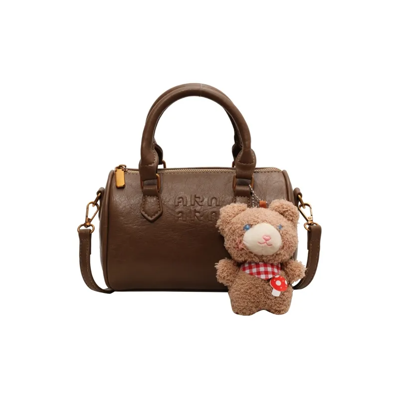HCXK PU One Shoulder Handbags Regular Women's Mud/coffee/brown-0
