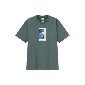 UNIQLO T Shirts Unisex Green