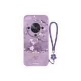 Grass Purple-DW Floral Bird Butterfly Chain Purple+Floral Bracelet