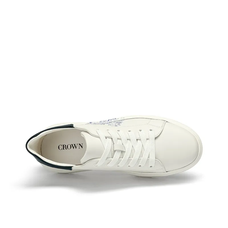 CROWN Anti Slip And Wear Resistant Lightweight Balance Low Top Skateboard Shoes Men's-7