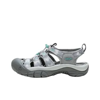 KEEN Newport H2 Abrasion Resistant River Trekking Shoes Women's Silver Gray