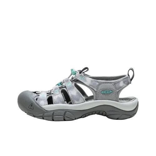 KEEN Newport H2 Abrasion Resistant River Trekking Shoes Women's Silver Gray