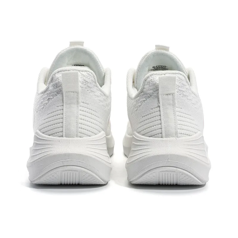 Dafu Leaps Forward Anti Slip And Wear Resistant Breathable Low Top Casual Running Shoes Women's White-3