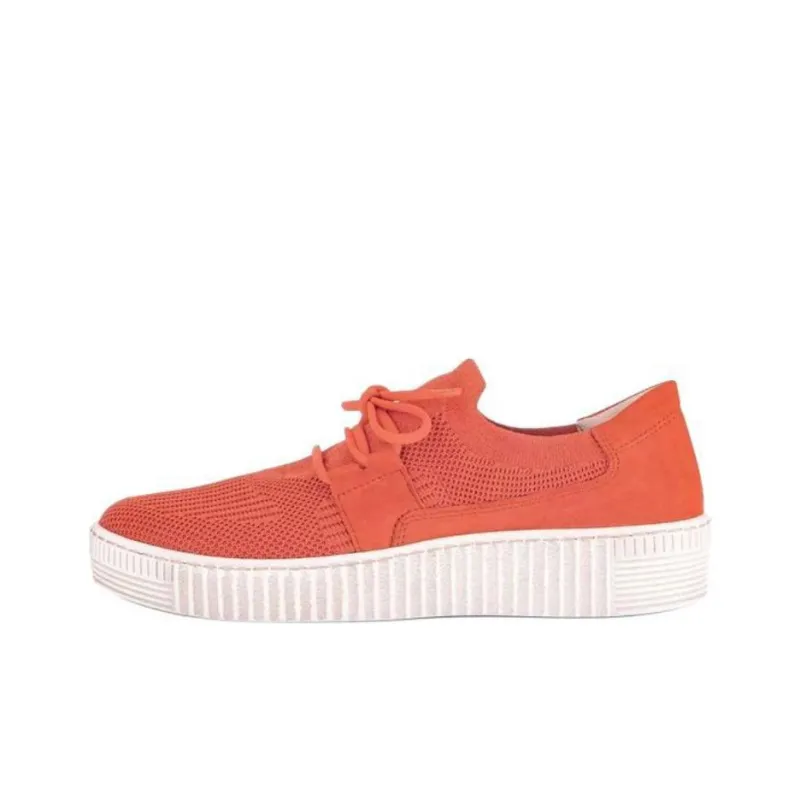 Gabor Fashion Low Top Casual Shoes Women's Orange-0