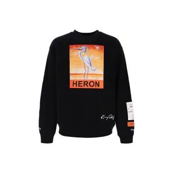 HERON PRESTON Sweatshirts Men Black