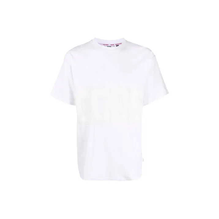 GCDS Logo Print Crewneck T-Shirt-0