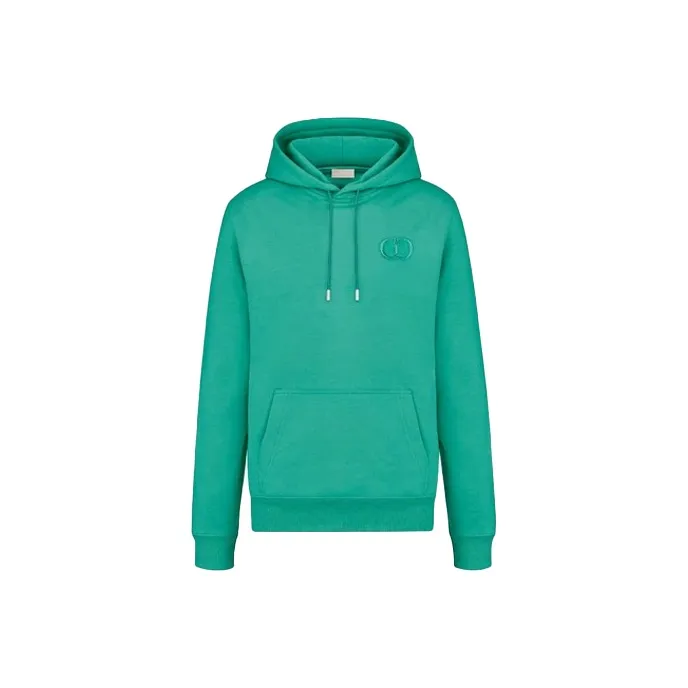 DIOR Quarterly New Products Sweatshirts Men Green-0