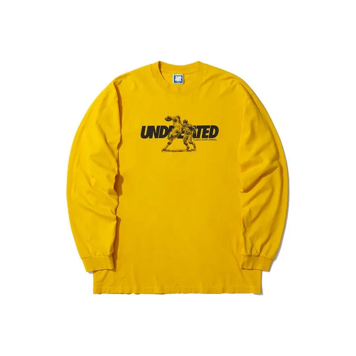 UNDEFEATED Straight Long Sleeved T Shirt Unisex-3
