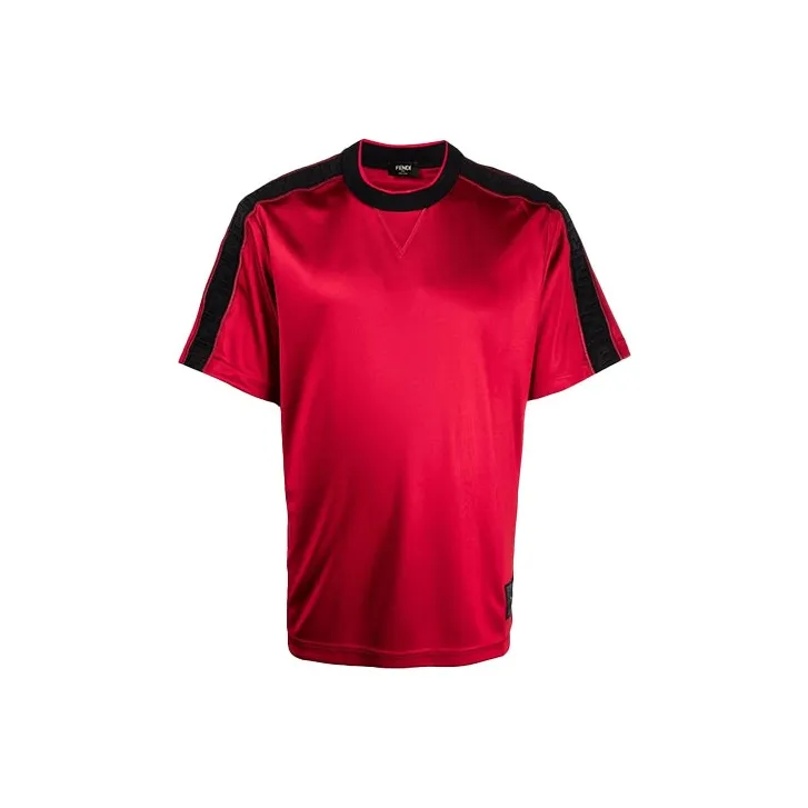 FENDI T-Shirts Men Red-0