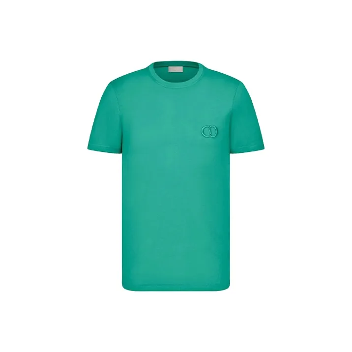 DIOR Quarterly New Products T-Shirts Men Green-0