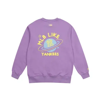 MLB New York Yankees Sweatshirts Unisex Purple
