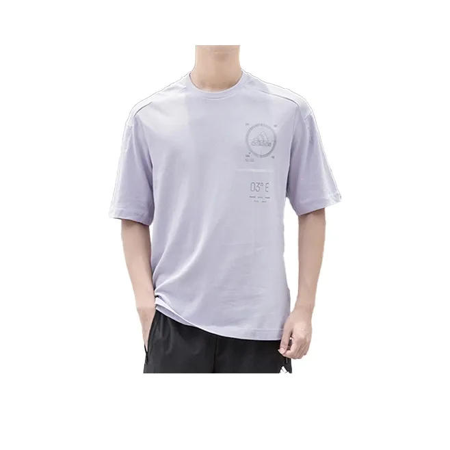Adidas T Shirt Men's Light Purple-0