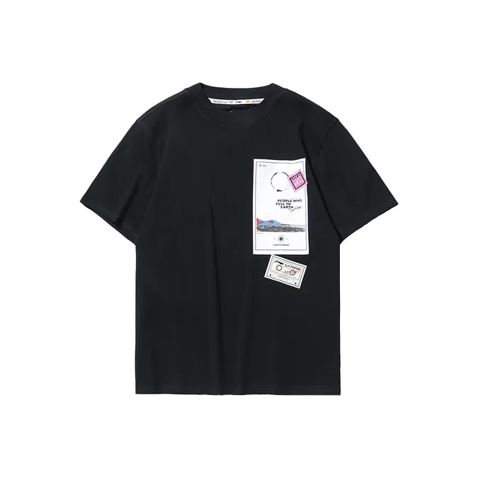 LiNing CF T Shirt Unisex New Standard Black-0