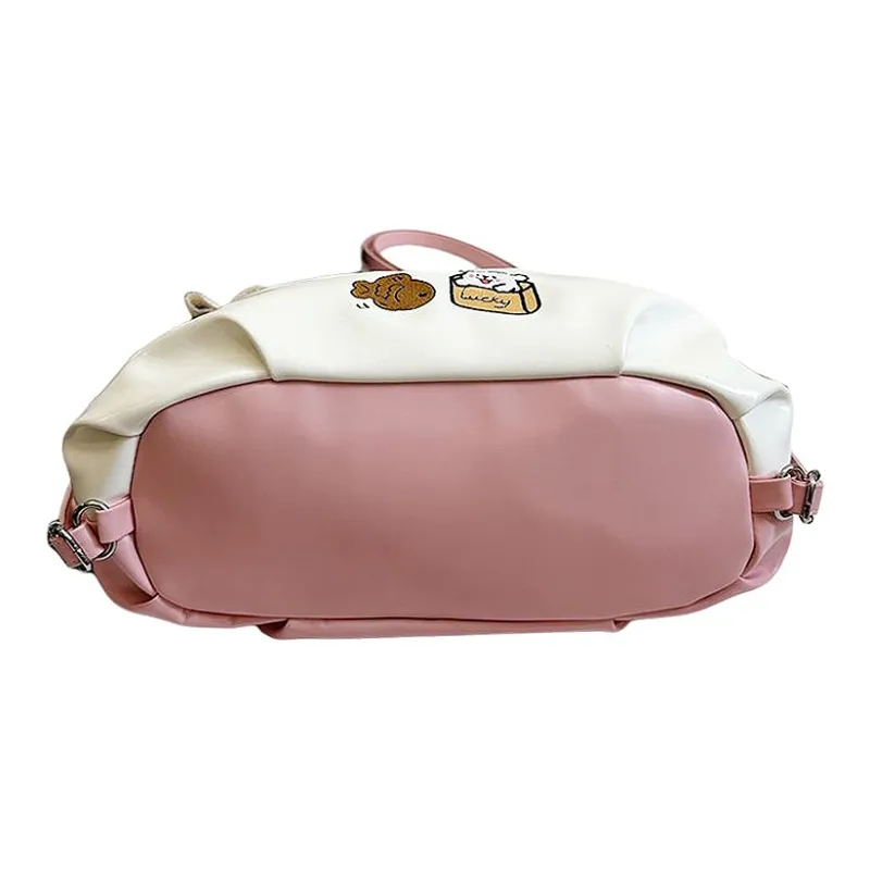 Ceion Keust PU Backpack Women's Multicolor-5