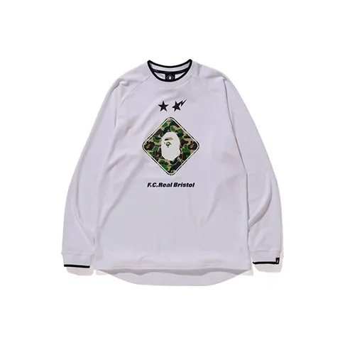 A BATHING APE X F.C.R.B. Emblem L/S Tee-0