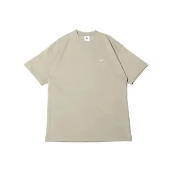 Nike Drop Shoulder Sleeve T Shirt Men's Light Green Gray