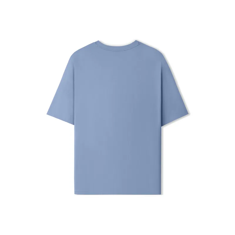 Skechers Sports Life Collection T Shirt Unisex Slate Denim Blue-1