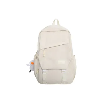 BRABOSTON Nylon Backpack Large Size Unisex White/Black/Red/Green/Blue