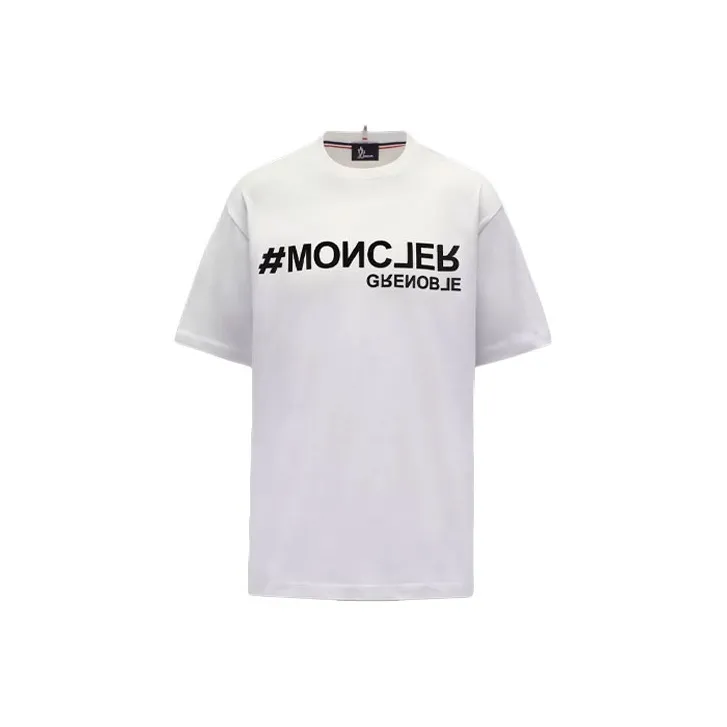 Moncler T Shirts Men Silk White-0