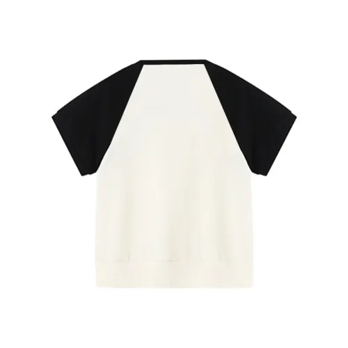 Ning Cai Yuer Raglan Sleeve T Shirt Women's White