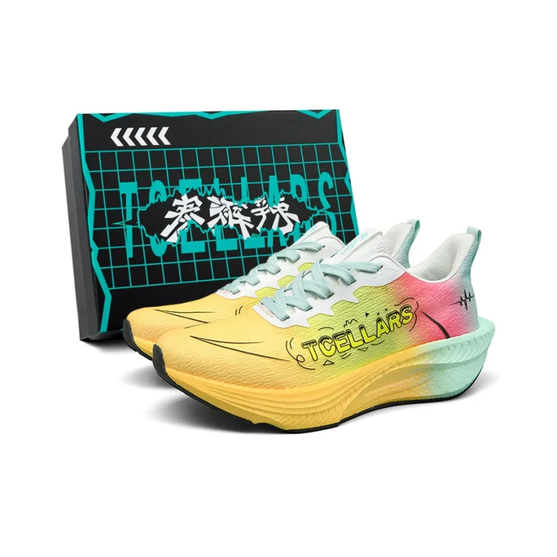 TCELLARS Cushioning Abrasion Resistant Lightweight Height Increasing Rebound Low Top Running Shoes Men's Exclusive Box-22