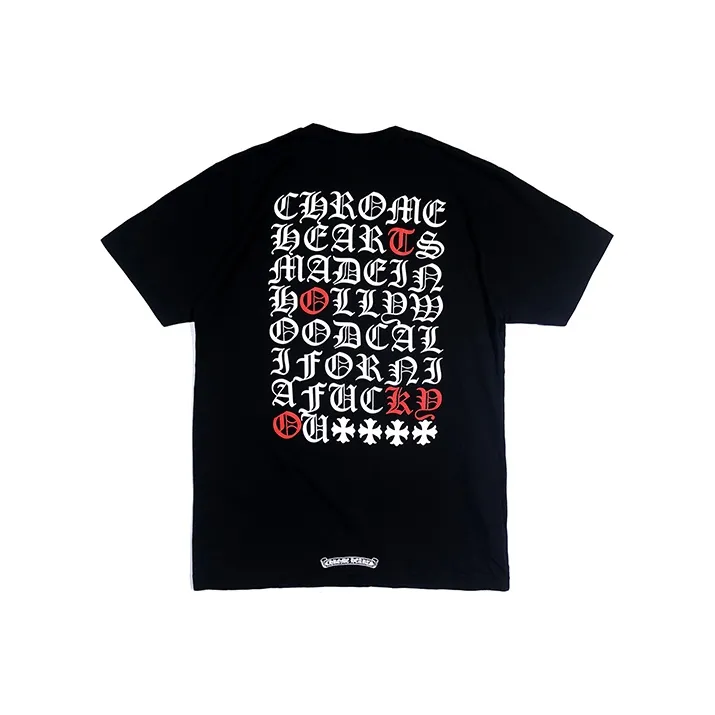Chrome Hearts T Shirt Unisex Black-0