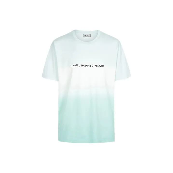 Givenchy T-Shirts Men White Green-0